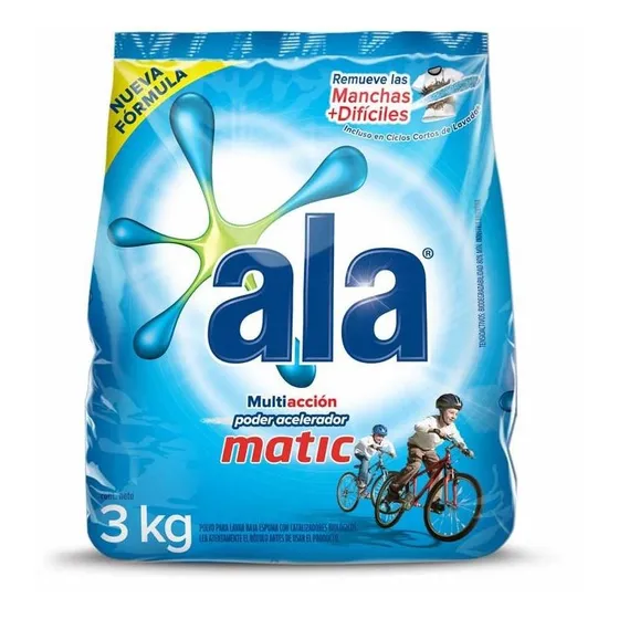 Jabon En Polvo Matic 3 Kg Ala Jabones En Polvo