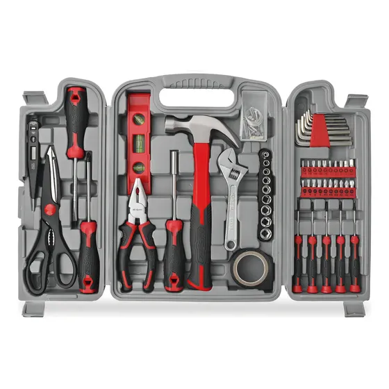 Juego De Herramientas Mecánicas Desarmadores Hi-spec DT9714E-MMX 54pcs Color Rojo