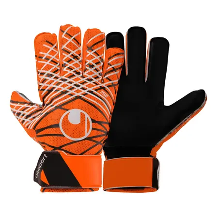 Luva Goleiro Uhlsport Starter Resist Campo Adulto Látex Alemão Laranja T10 10