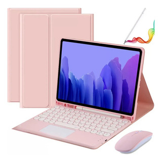 Capa Com Teclado, Mouse E Caneta Para Galaxy Tab A7 10.4 Capa Com Teclado, Mouse E Caneta Para Galaxy Tab A7 10.4