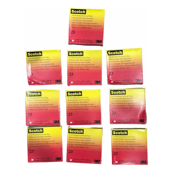 Paquete De 20 Cintas Scotch 23 Marca 3m Vulcanizables
