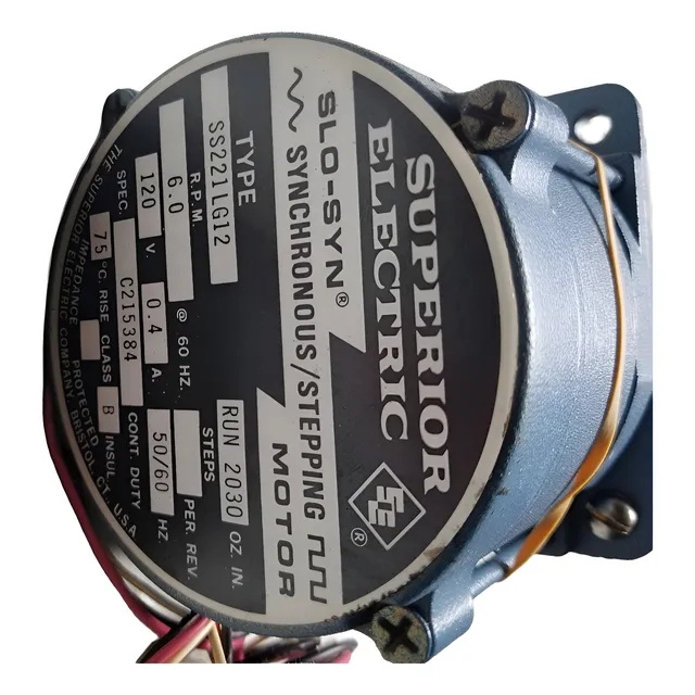 Motor A Pasos Superior Electric Slo-syn Tipo: Ss221lg112