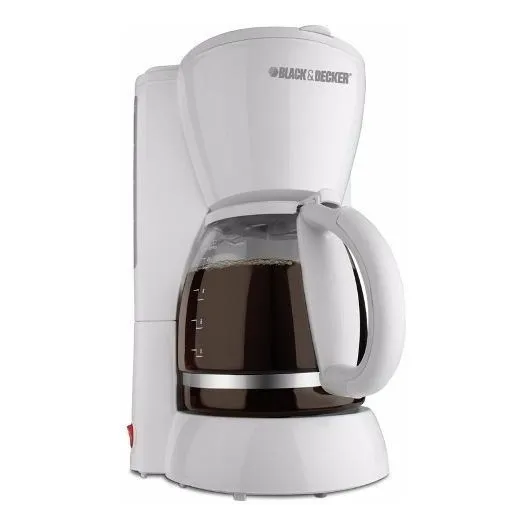 Cafetera Blanca Black & Decker Modelo Dcm1100w 10 Tazas