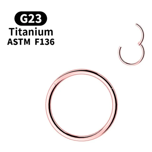 Aro Continuo Piercing Titanio Astm F136 Clicker