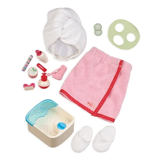 Set Accesorios Día De Spa Para Muñecas Our Generation
