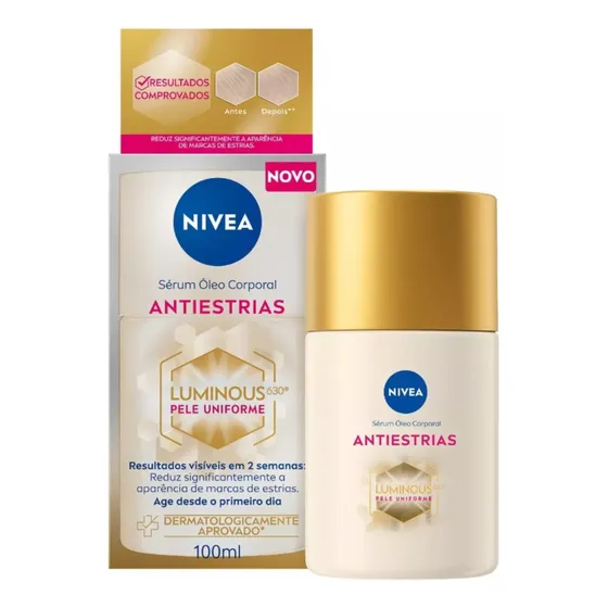 Nivea Luminous 630® Sérum Óleo Corporal Antiestrias 100ml