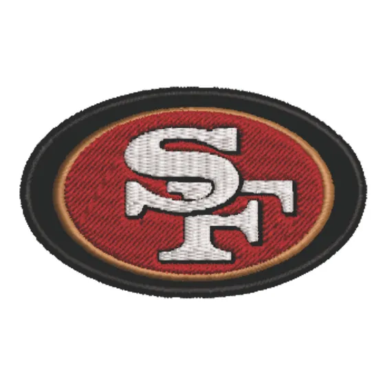 Patch Bordado Nfl Sao Francisco 49ers Esp123l080a050