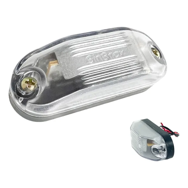 Lanterna Luz De Placa Led Resistente Forte 12v 24v Sinbrax