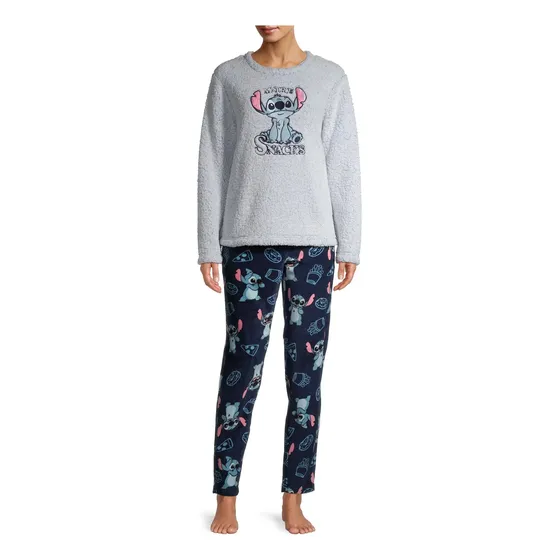 Set De Pijama Disney Lili Stitch T16-18 De 2 Piezas