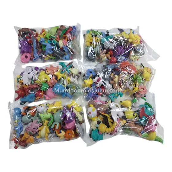 Set De 24 Mini Figuras De Pokemon Surtidas Sorpresa 5cm