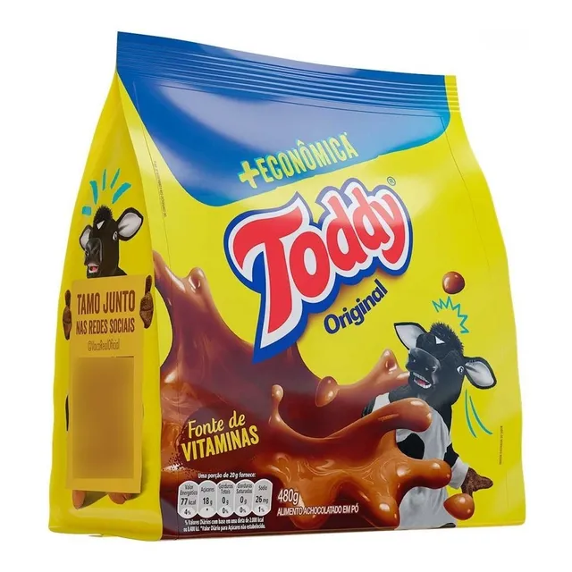 Achocolatado Em Pó Toddy 480g + Econômica