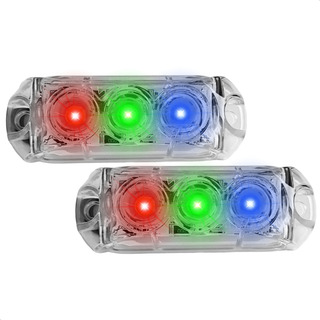 Kit 2 Strobo Rgb Led Faróis Luzes Iluminação Leds Colorido Kit 2 Strobo Rgb Led Faróis Luzes Iluminação Leds Colorido