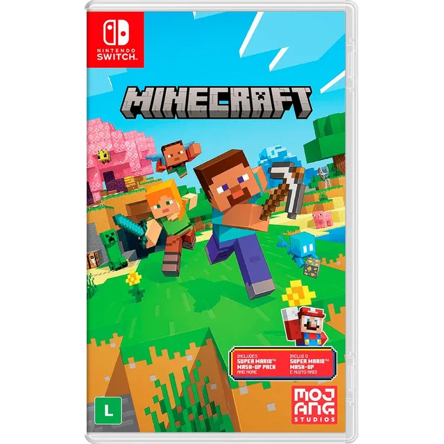 Juego físico Switch Br de la edición del 15 aniversario de Minecraft