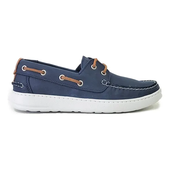 Zapatos Hombre Nauticos De Cuero Livianos Comodos Clasicos