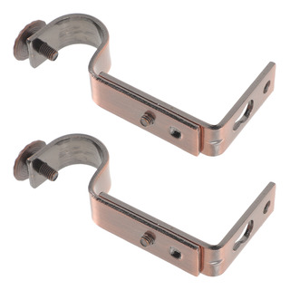 2 Soportes Ajustables Para Cortinas De 18 A 22 Mm () 2 Soportes Ajustables Para Cortinas De 18 A 22 Mm ()