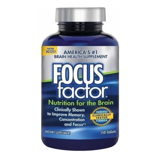Suplemento en tabletas Focus Factor Vitaminas
