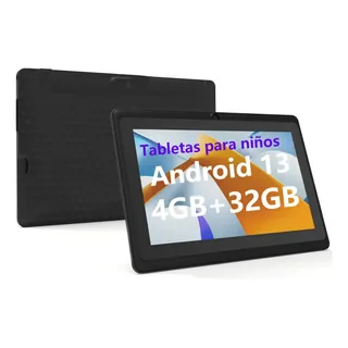 Tablet Infantil Android 13 Para Niños Negro