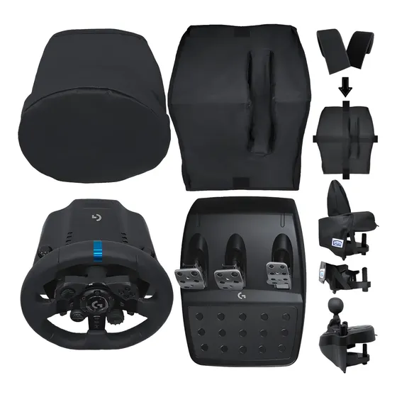 Capas P/ Volante, Base, Pedal, Câmbio G29 G920 G923 Logitech