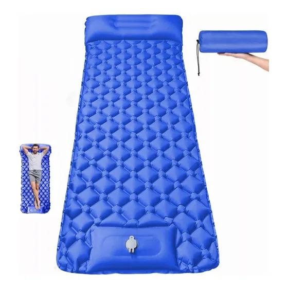 Colchoneta C/almohada Autoinflable Mat Camping Ultraliviana