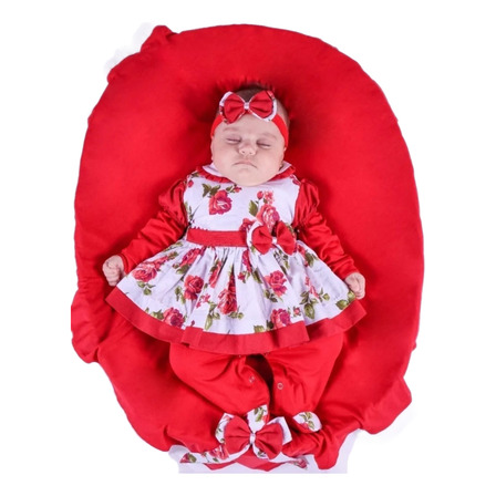 Saída De Maternidade 5 Peças Menina Charmosa Saída De Maternidade 5 Peças Menina Charmosa