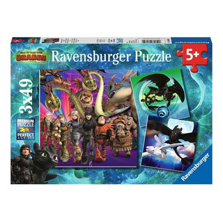 Ravensburger Cómo Entrenar A Tu Dragón 3, 3 Rompecabezas De Ravensburger Cómo Entrenar A Tu Dragón 3, 3 Rompecabezas De