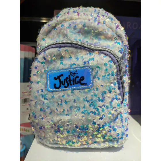 Bolso Bandolero Gamuza Y Lentejuelas Original Justice