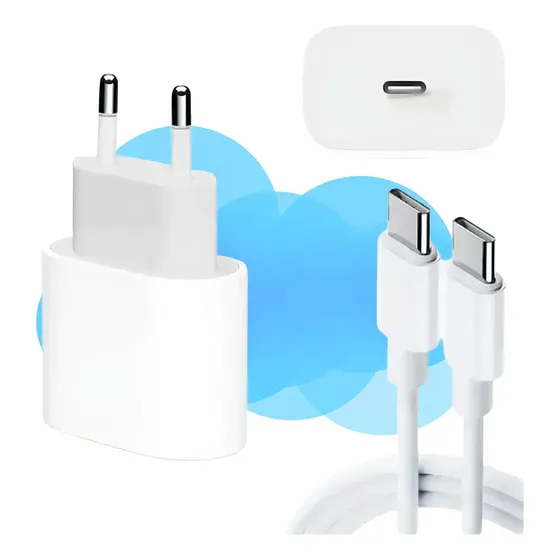 Cargador Turbo USB-C 20W Jodda Pd para iPhone 15 Pro Max Plus | Cuotas sin interés