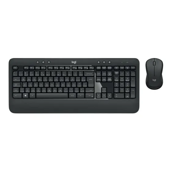 Teclado E Mouse Ambidestro Combo Sem Fio Logitech Mk540
