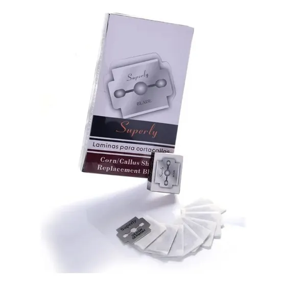 Kit 10 Laminas  Para Aparelho De Corta Calos E Remove A Pele