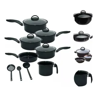 Conjunto Panelas Cerùmica Royale Cheff 9 Peças Indução Conjunto Panelas Cerùmica Royale Cheff 9 Peças Indução