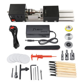 Mini Torno Perlas Pulidor Cnc Diy 12v-24v Mini Torno Perlas Pulidor Cnc Diy 12v-24v