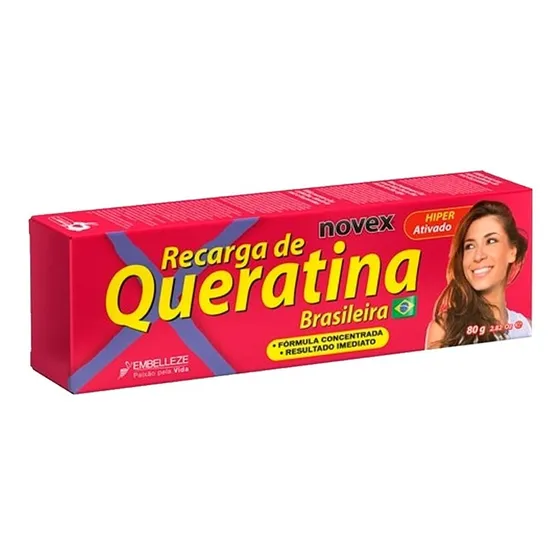 Novex Recarga De Queratina 80g - g a $375