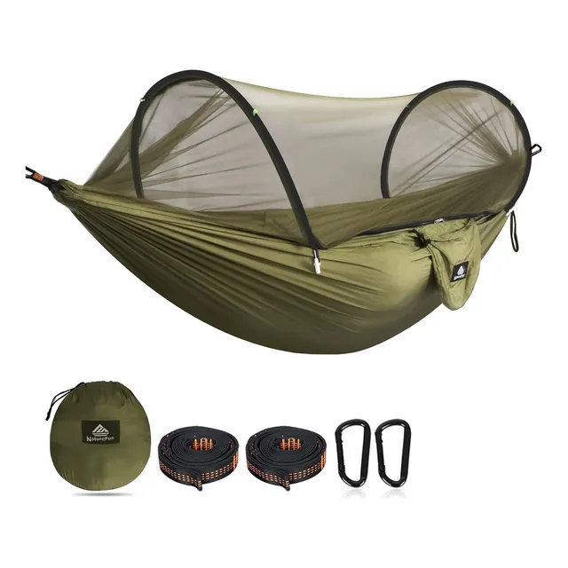 Hamaca De Camping Portátil Dobles E Individuales 