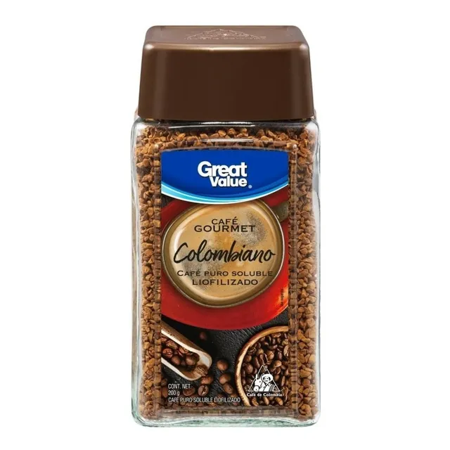 Café Soluble Great Value Colombiano Gourmet 200g