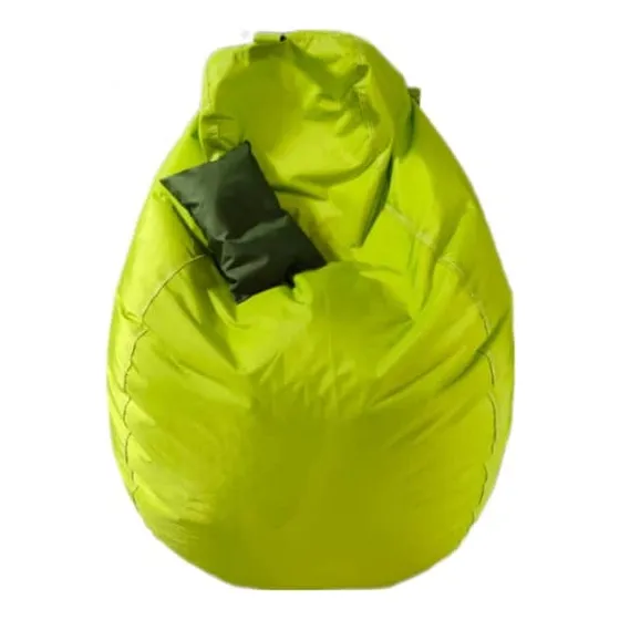 Puff Estilo Pera Para Personas De 180cm De Alto En Verde