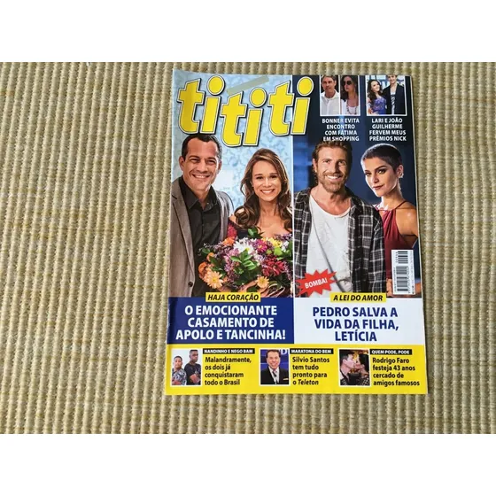 Revista Tititi 946 Novelas A Lei Do Amor Haja Coração L420