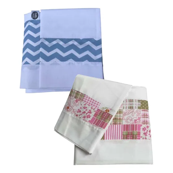 Sábana Con Guarda Estampada Para Cuna De Bebe