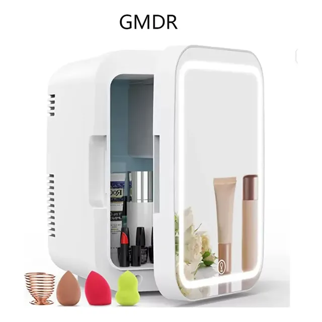 Mini Refrigerador Portatil De Auto Cosmeticos 6 L 110v Gmdr Se Puede Utilizar Al Aire Libre, En El Coche O En Casa, Cómodo Para Salir.