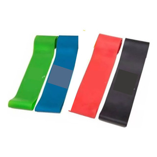 Kit De 4 Bandas Ligas De Resistencia Piernas Ejercicio Yoga Color Colores Kit De 4 Bandas Ligas De Resistencia Piernas Ejercicio Yoga Color Colores