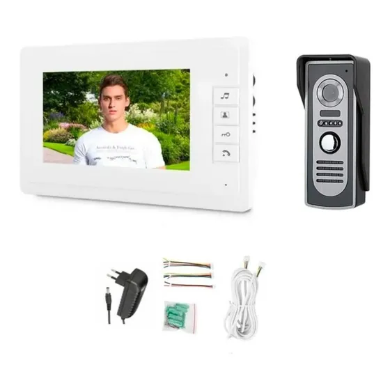 Video Portero Timbre Con Cámara Citófono Pantalla 7 Pulgadas
