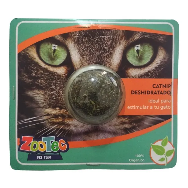 Juguete Para Gatos Hierba Gatera Catnip Ball Pelota Zootec