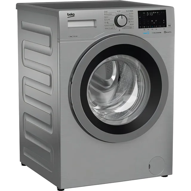 Lavarropas Beko Wmy 8736xsx 8kgs, Acero, Limpieza Con Vapor Color Acero inoxidable