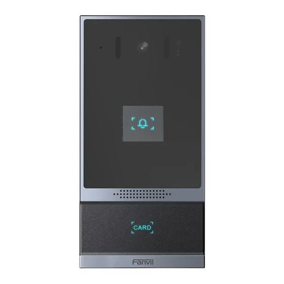 Fanvil I62 Video Door Phone Poe Camara Mp Vision Nocturna