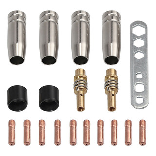 Boquilla De Soldadura Binzel, 0,8 Mm, M6 15ak, 19 Unidades, Boquilla De Soldadura Binzel, 0,8 Mm, M6 15ak, 19 Unidades,
