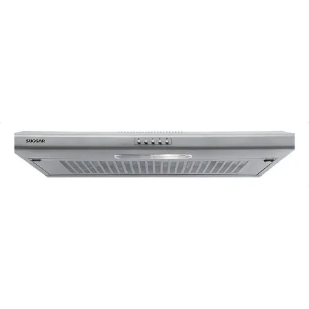 Depurador de Cozinha Suggar Slim com Manta de parede 80cm x 8.5cm x 48cm prata