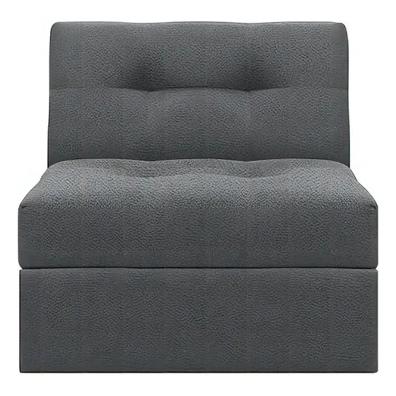 Silla Cama Amoblando Angela Tela Color Gris