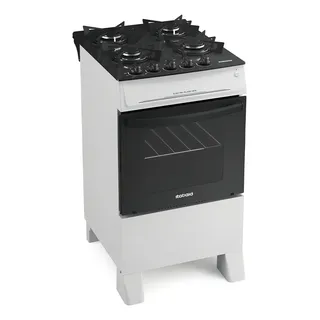 Fogão Itatiaia Star New 4 Bocas Branco com Mesa de Vidro e Forno a G
