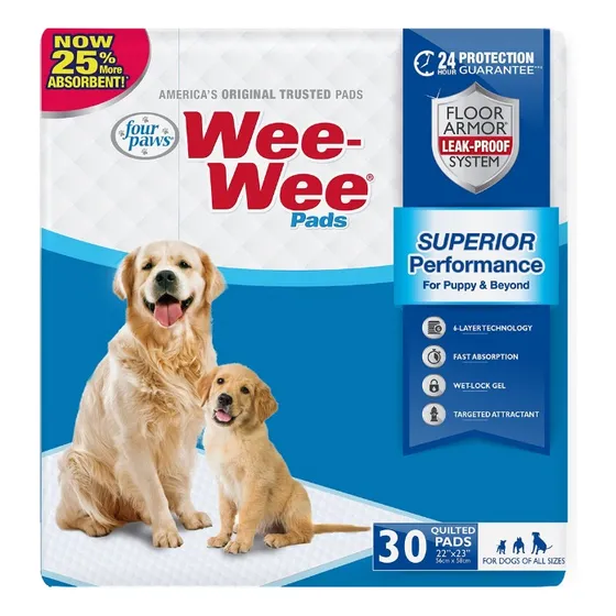 Tapete Entrenador Para Perro Wee-wee 55.88x58.42cm 30 Piezas