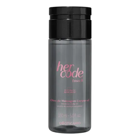 O Boticário Her Code Touch Óleo Massagem Corporal 150ml