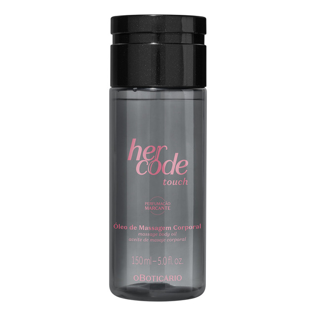 O Boticário Her Code Touch Óleo Massagem Corporal 150ml O Boticário Her Code Touch Óleo Massagem Corporal 150ml